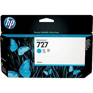Cartucho HP 727 Tinta Ciano 130 ml B3P19A