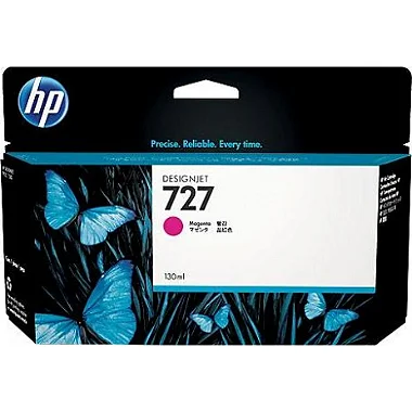 Cartucho HP 727 Tinta Magenta 130 ml B3P20A