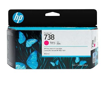 Cartucho HP 738 Magenta 130ml - 498N6A