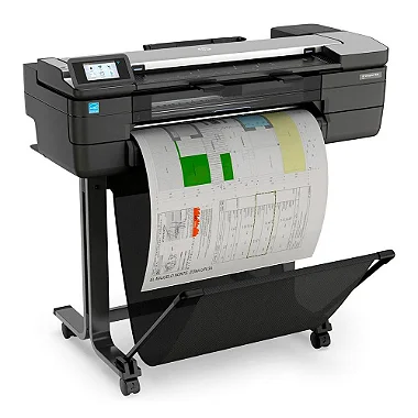 Plotter Multifuncional HP DesignJet T830 Colorida A1 24pol Wi-fi F9A28D#B1K