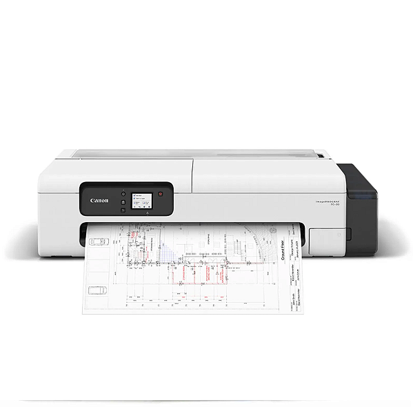 Impressora Plotter Canon imagePROGRAF TC-20, Jato de Tinta, Colorida, A1, 24", Wi-fi, Bivolt - TC-20