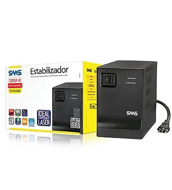 Estabilizador SMS Progressive III 2000VA Laser Bi-115
