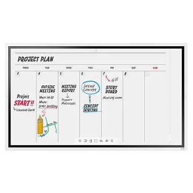 Monitor Profissional Samsung LED 65 Flip - LH65WMRWBGCXZA