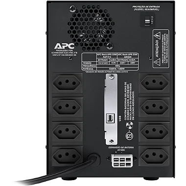 NoBreak APC BACK-UPS 2200VA Bi/115v Brazil - BZ2200BI-BR