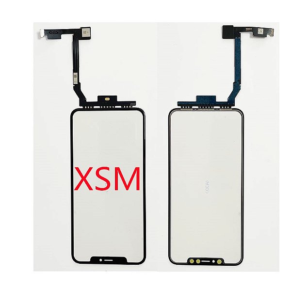 Vidro iPhone XS MAX Touch cabo longo com CI com OCA