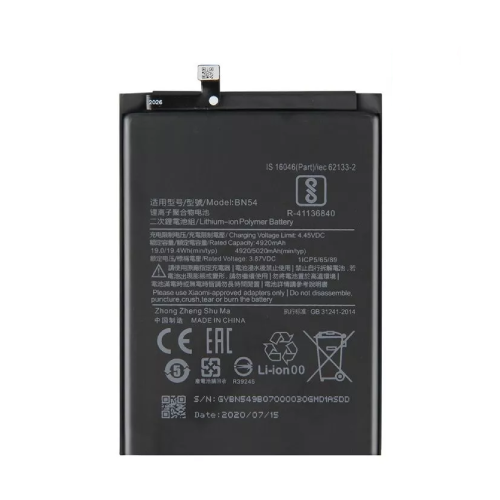 Bateria Redmi 9/ note 9 BN54