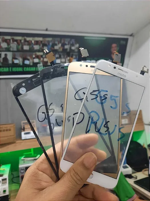 VIDRO MOTO G5S PLUS TOUCH SEM OCA