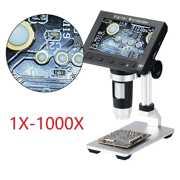 Microscópio digital USB 1600X