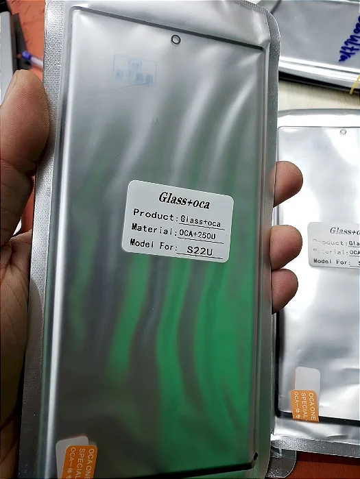 Vidro Sam S22 ULTRA Com Oca