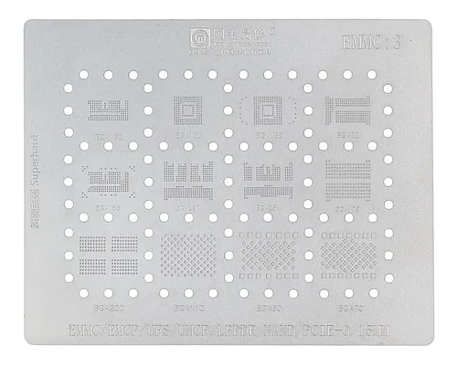 Stencil BGA iPhone e Android EMMC3