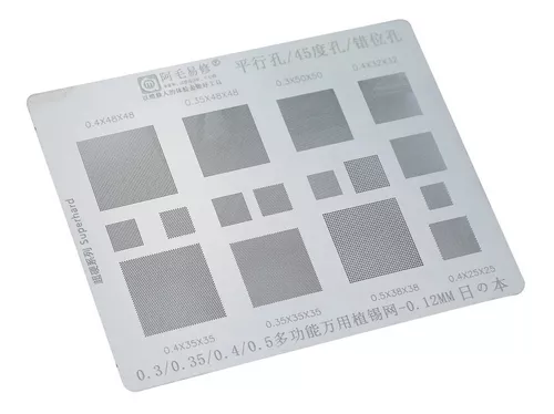 Stencil Universal Iron 0.3/0.35/0.4/0.5