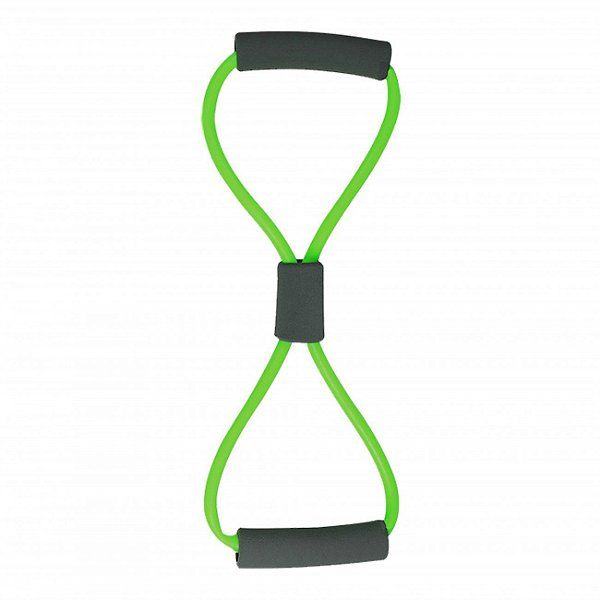 Extensor Elástico em Oito Com Pegadores Liveup Nível Médio