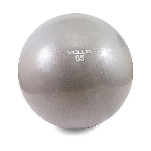 Bola Suíça para Pilates e Yoga com Bomba 65cm Vollo Sports