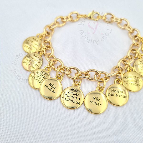 Pulseira 10 Mandamentos