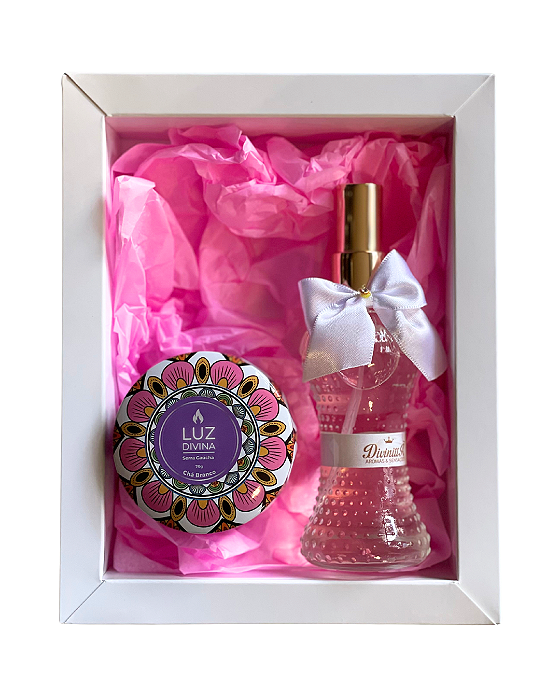 Kit Presente - Spray Cinturinha e Vela Aromática