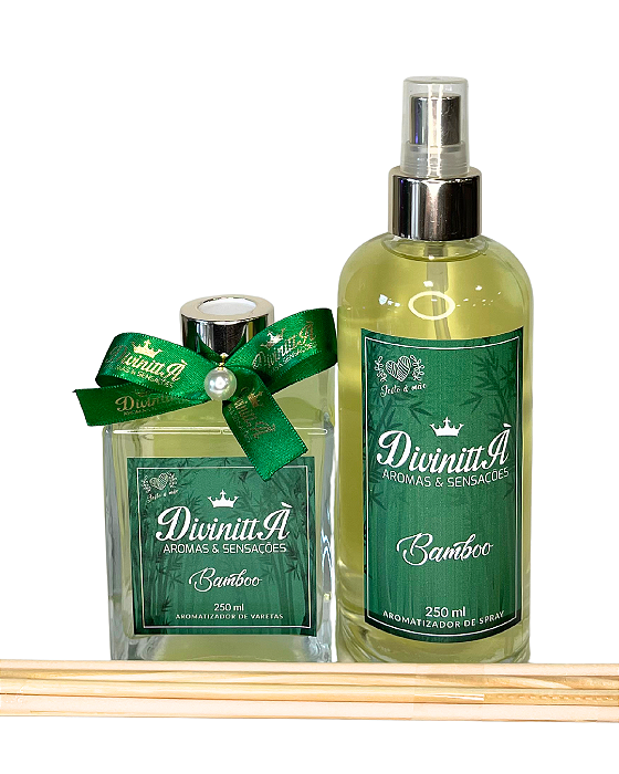 Kit Aromatizador Spray e Varetas - Bamboo