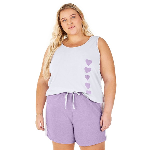 CAMISETÃO PIJAMA MESCLA CLARO TRUE LOVE Marina&Gabriella - Roupas Femininas  - Loja Online Oficial