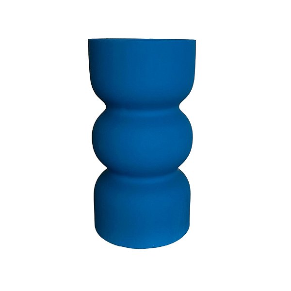 Arto Vaso Cerâmica Azul