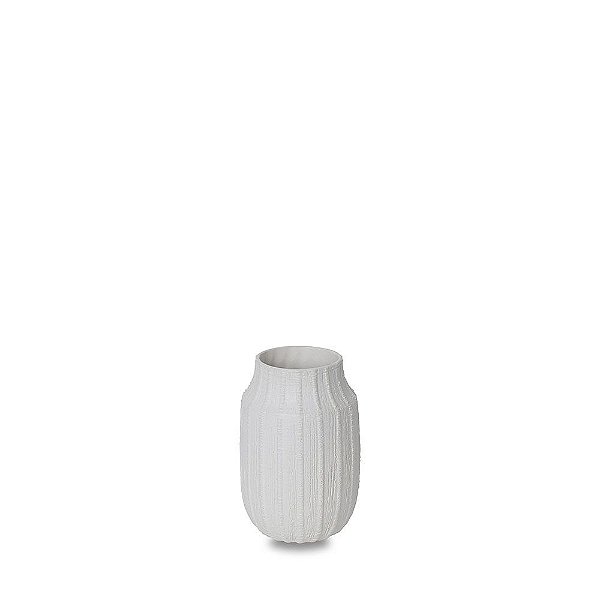 VASO EM CERAMICA BRANCO