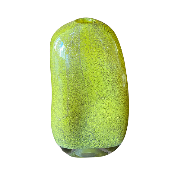 VASO DE VIDRO VERDE LIMÃO