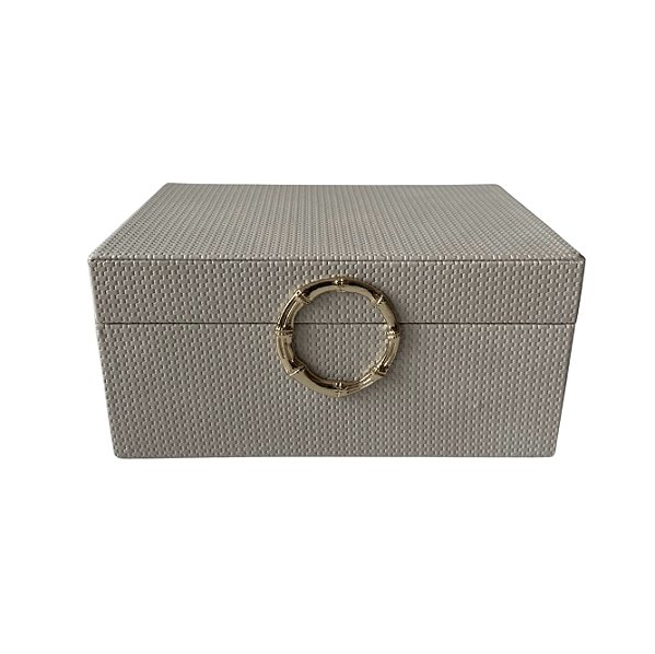 CAIXA DECORATIVA BEGE