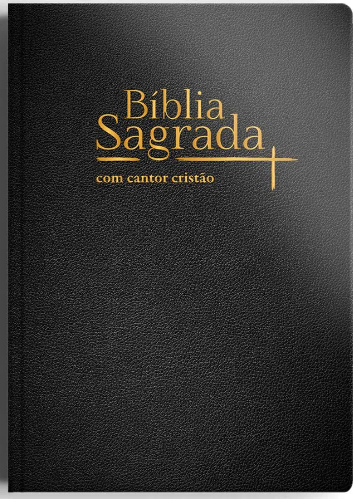 BÍBLIA SAGRADA NVI GRANDE CANTOR CRISTÃO LUXO PRETA GEOGRÁFICA
