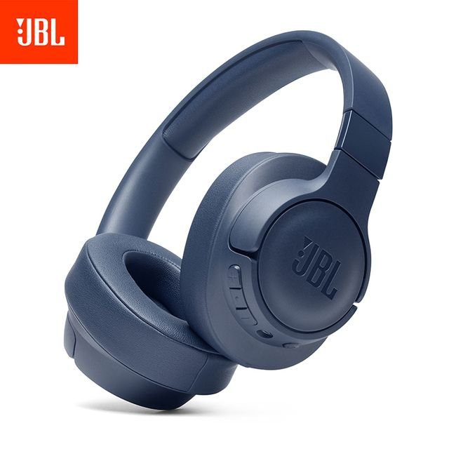 Fones de ouvido JBL tune 710bt sem fio bluetooth 5.0 Cor Azul *novo
