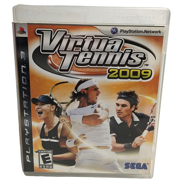 Jogo PS3 Virtua Tennis 2009 mÃ­dia fÃ­sica *seminovo