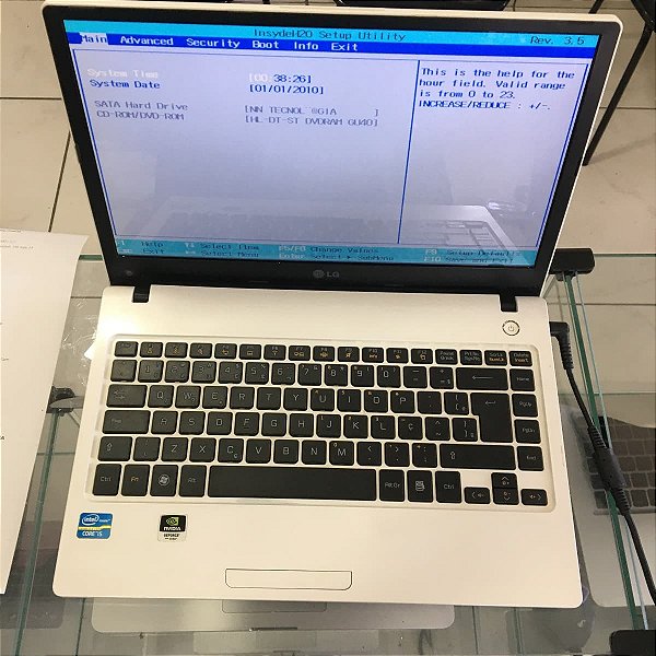 Troca de SSD, Memóra e Teclado do Notebook LG LGP42 - 🔥 Notebook Barato 🔥  Compra, Venda e Troca 👉 ww.megausados.com.br