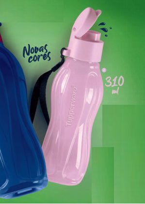 Tupperware Garrafa Eco Tupper Plus 310ml Rosa Bebe Nossa Casa Tupperware