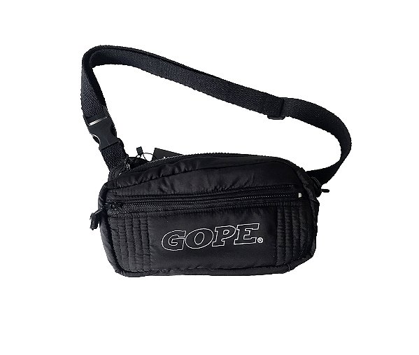 Puffer Bag Preta | Gope Skateboards
