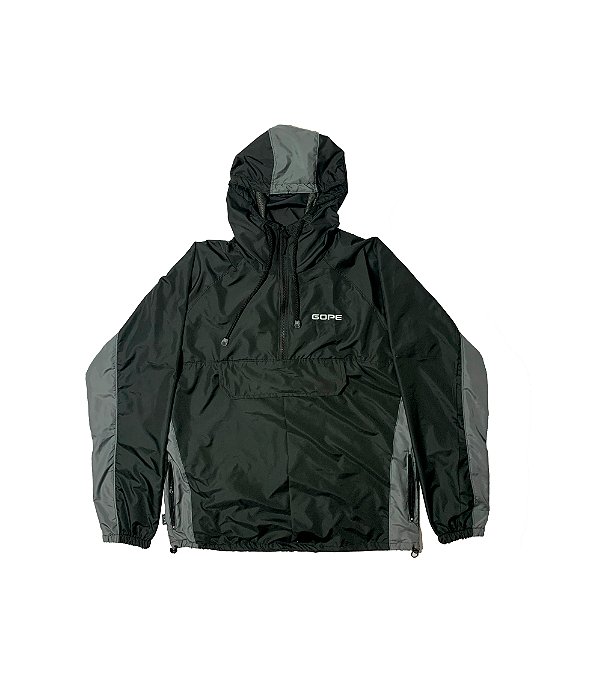 Corta Vento Aspen Preto e Cinza Impermeavel -  GOPE SKATE