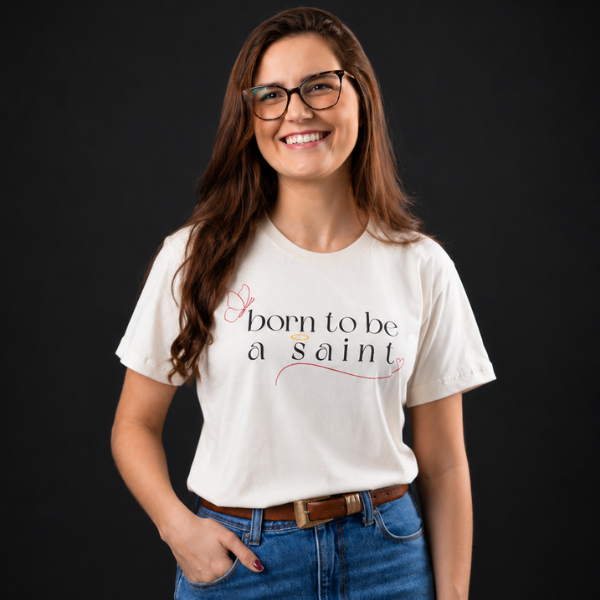Camiseta Religiosa Católica 100% algodão