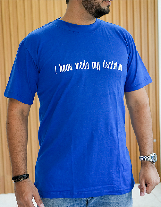 Camiseta Religiosa Jovem 100% algodão