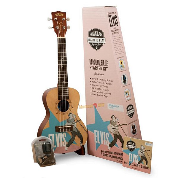 UKULELE KALA ELVIS ROCKABILLY LEARN TO PLAY CONCERT