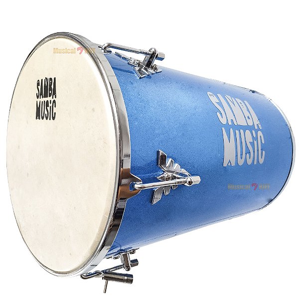 REBOLO SAMBA MUSIC MADEIRA 50X12 PVC AZUL CELESTE SPARKLE