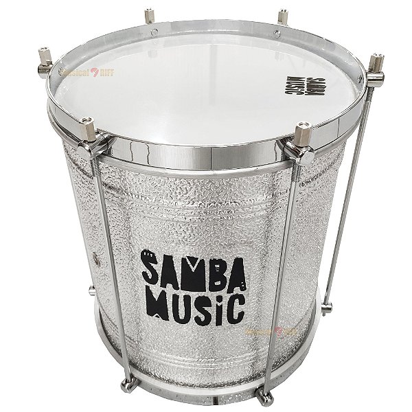 REPINIQUE SAMBA MUSIC ALUMINIO TEXTURIZADO 30X10 6 AFINACOES
