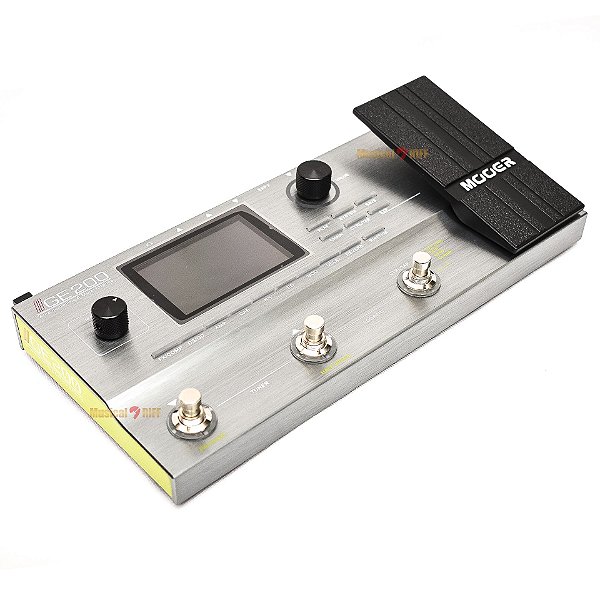 PEDALEIRA GE200 MOOER GUITARRA 70 EFEITOS LOOPER