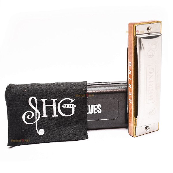 GAITA DE BOCA  HERING DELTA BLUES HARMONICA EM B (SI) 1120B