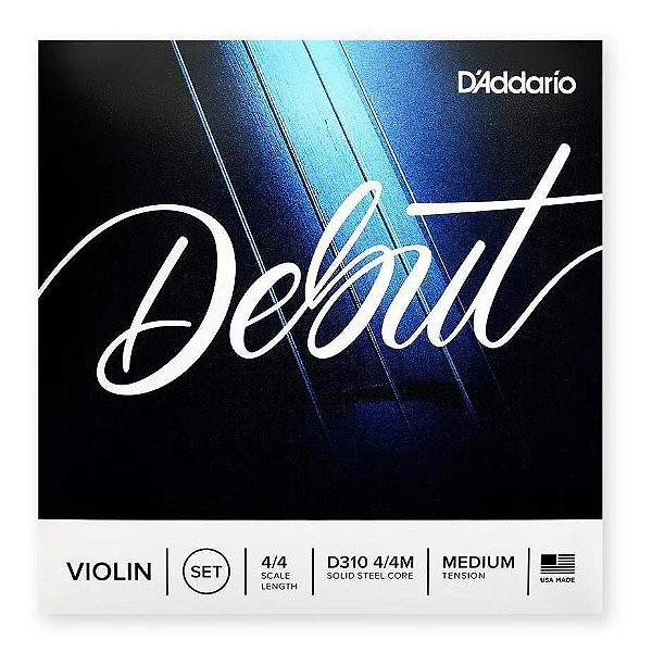 ENCORDOAMENTO VIOLINO 4/4 DEBUT D'ADARIO D310 4/4M