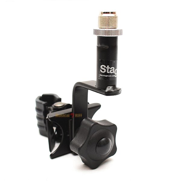 SUPORTE DE MICROFONE COM CLAMP SCL-MIA STAGG