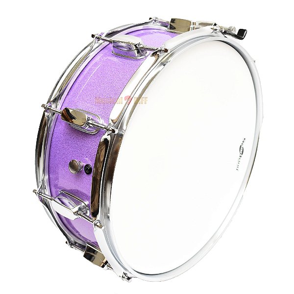 CAIXA BATERIA 14'' x 5 10 AFINAÇÕES SPANKING PURPLE SPARKLE