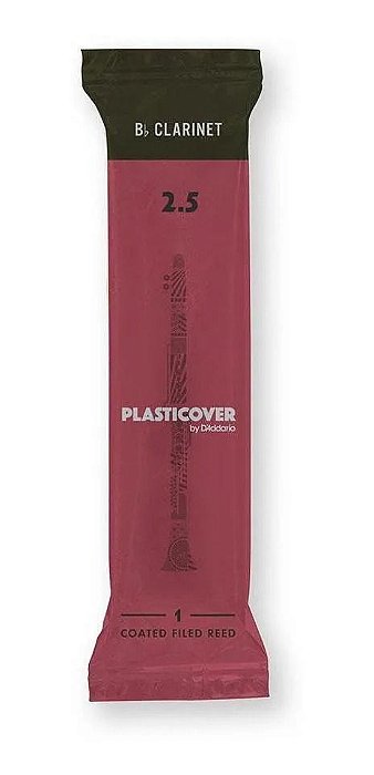PALHETA CLARINETA 2,5 PLASTICOVER RRPBCL250 UN D'ADDARIO