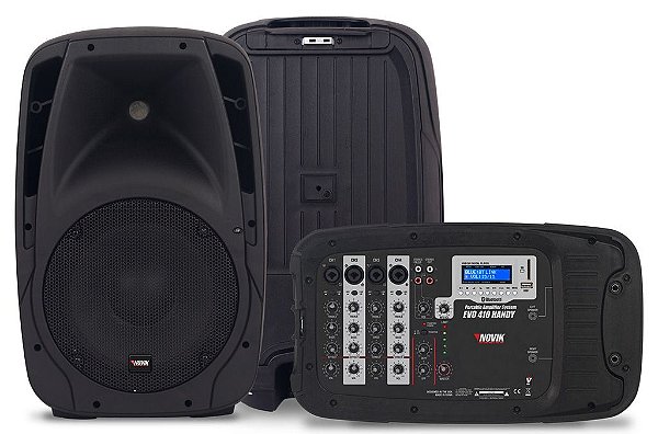 KIT DE CAIXAS SOM NOVIK EVO-410 II BLUETOOHT USB MICROFONE