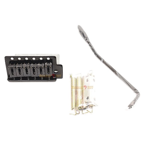 PONTE GUITARRA TREMOLO STRATO SUNG IL BS006 PRETA COMPLETA