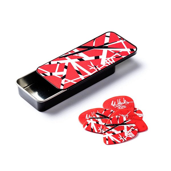 PALHETA EDDIE VAN HALEN VERMELHA MAXGRIP 0.60MM C/6 DUNLOP