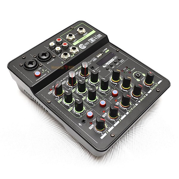 MESA 4 CANAIS USB BLUETOOTH CUSTOM SOUND BROADCAST CMX 4LIVE
