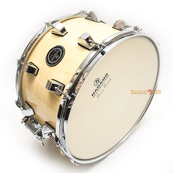 CAIXA BATERIA 14''X8 NAGANO BIG BEAT NATURAL CLEAR