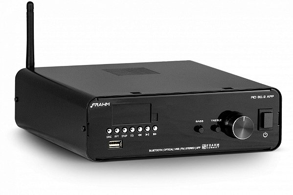 AMPLIFICADOR FRAHM RESIDENCE RD80 2 X 80W 4 OHMS BLUETHOOTH