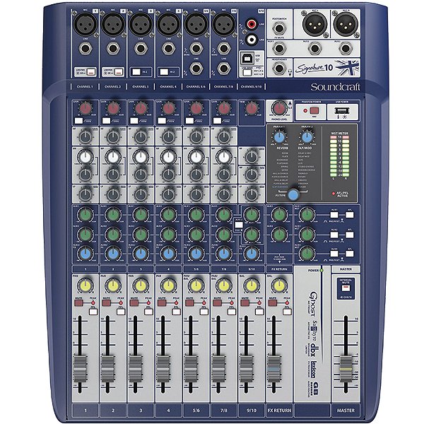 MESA  DE SOM SOUNDCRAFT SIGNATURE 10 BIVOLT